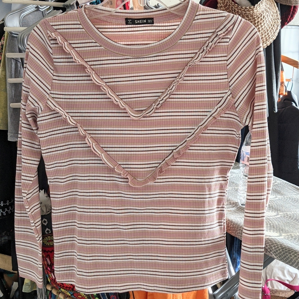 Pink Sparkly Long Sleeve